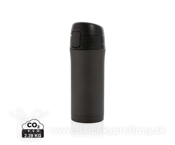 Metalický termohrnček Easy lock