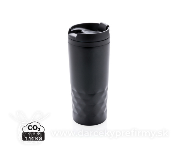 Termohrnček s čiastočným geometrickým vzorom