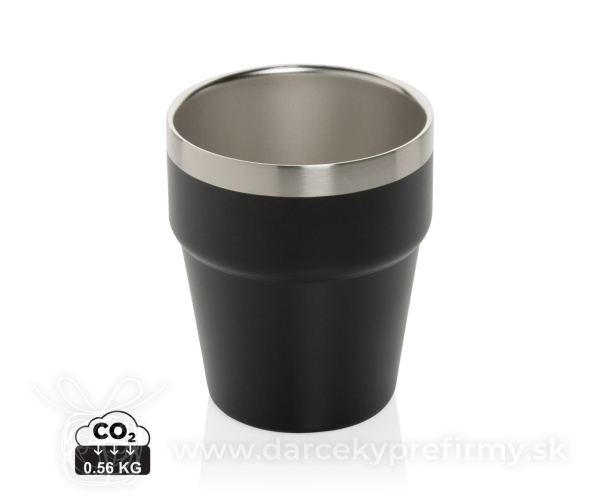 Hrnček s dvojitou stenou Clark 300ml z RCS recykl. ocele