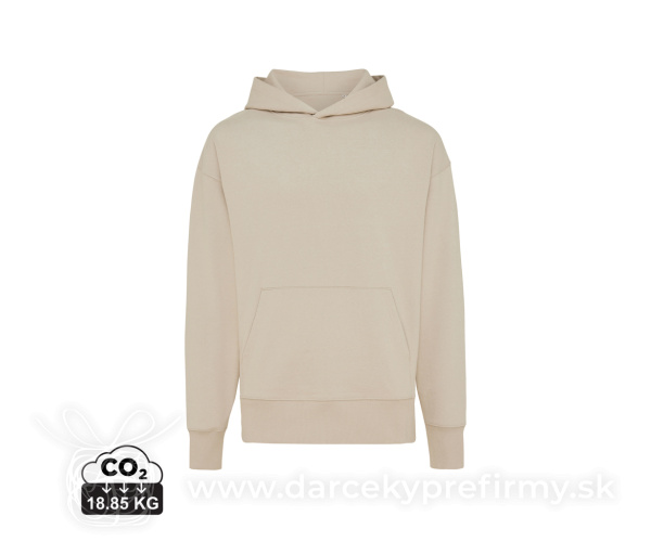 Mikina s kapucňou Iqoniq Yoho relaxed fit z recykl. bavlny