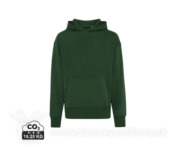 Mikina s kapucňou Iqoniq Yoho relaxed fit z recykl. bavlny