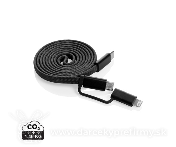 Arc RCS recyklovaný ultratenký 60W 2 v 1 magnetický kábel