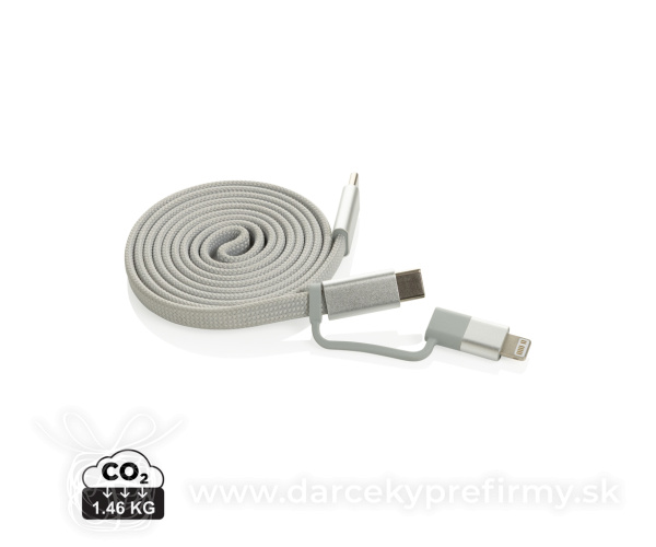 Arc RCS recyklovaný ultratenký 60W 2 v 1 magnetický kábel