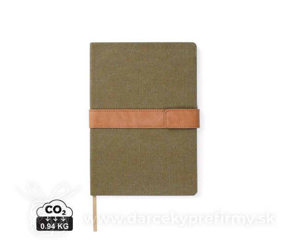 Zápisník VINGA Bosler A5 z RCS recykl. papiera