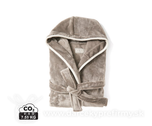 Luxusný župan VINGA Louis z GRS RPET veľkosť S/M