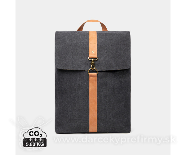 Plátený batoh VINGA Bosler z GRS recykl. canvas