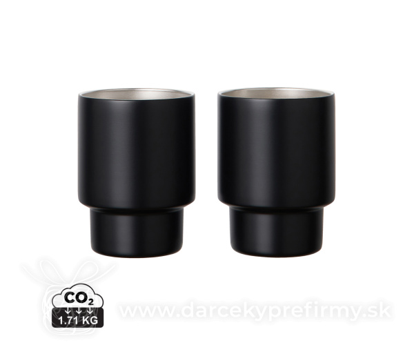 VINGA Nagano RCS recyklované nerezové hrnčeky, sada 2 ks