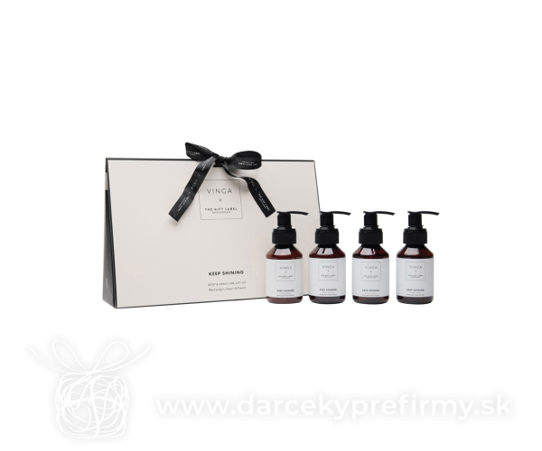 VINGA x TGL darčeková sada starostlivosti o telo a ruky