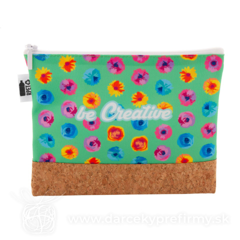 Obrázok produktu CreaBeauty Cork M RPET - kosmetická taštička na zakázku