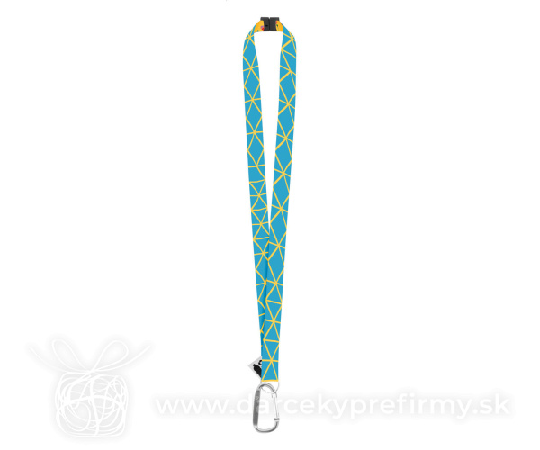 Subyard XL Safe RPET - šnúrka na krk so sublimačnou potlačou na zákazku