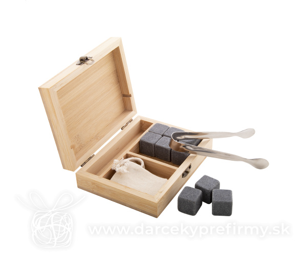 Bourbon - súprava kamenných kociek ľadu