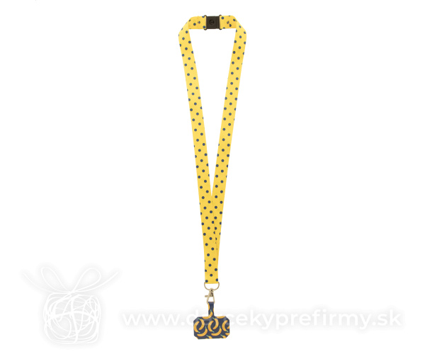 Subyard Mobile Safe - lanyard RPET s držiakom na mobilný telefón