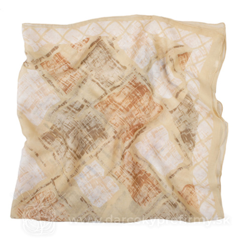Obrázok produktu Detty - dámska šatka, 90×90, hnedá