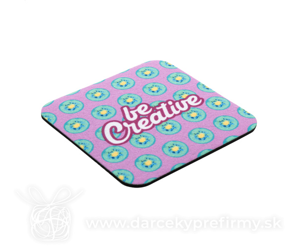 CreaFelt Drink Plus - RPET plstený podtácok, kruh