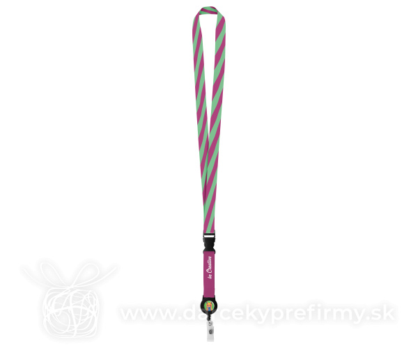 Subyard YoYo B - šnúrka na krk so sublimačnou potlačou na zákazku