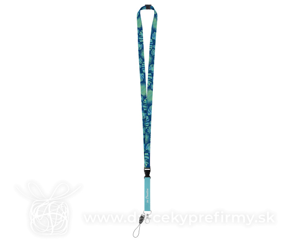 Subyard 15 D Safe - šnúrka na krk so sublimačnou potlačou na zákazku