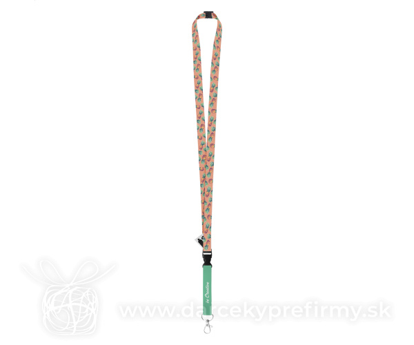 Subyard 15 C Safe RPET - zákazková sublimačná šnúrka na krk