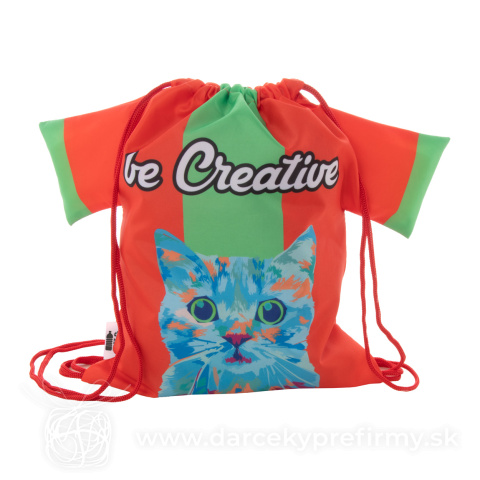 Obrázok produktu CreaDraw T Kids RPET - vak na stiahnutie šnúrkou pre deti