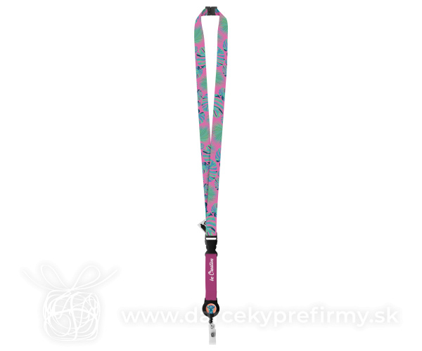 Subyard YoYo B Safe RPET - zákazková sublimačná šnúrka na krk