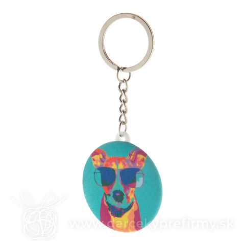 Obrázok produktu KeyBadge RPET Mini - RPET placka prívesok na kľúče