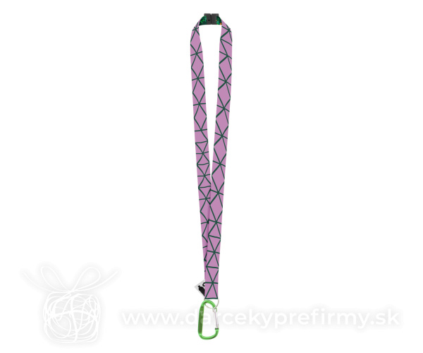 Subyard XL Safe RPET - šnúrka na krk so sublimačnou potlačou na zákazku