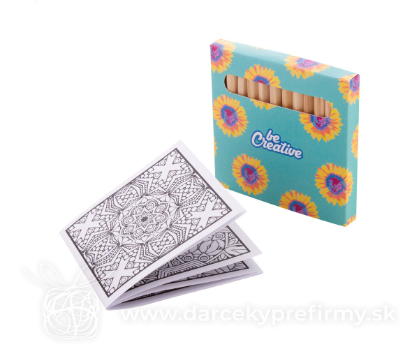 Coloxil 12 - sada na vybarvování, mandala