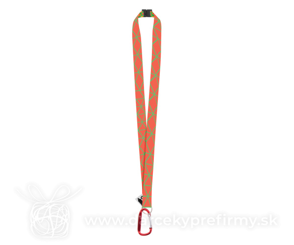 Subyard XL Safe RPET - šnúrka na krk so sublimačnou potlačou na zákazku