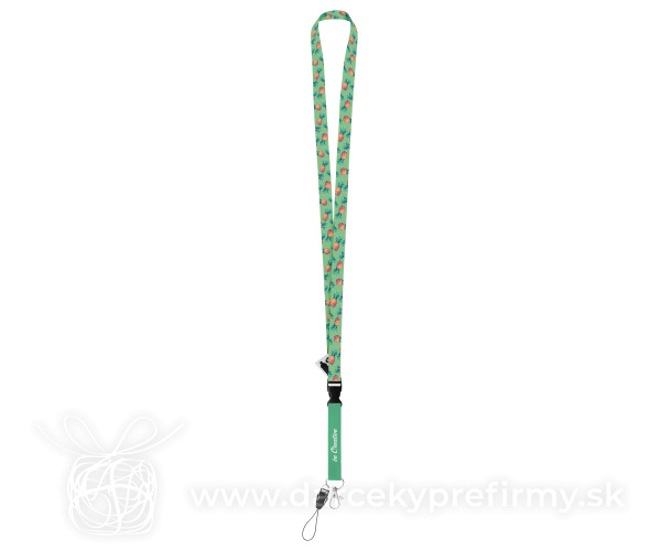 Subyard 15 D RPET - zákazková sublimačná šnúrka na krk