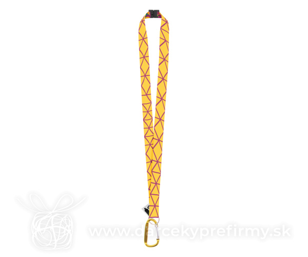 Subyard XL Safe RPET - šnúrka na krk so sublimačnou potlačou na zákazku