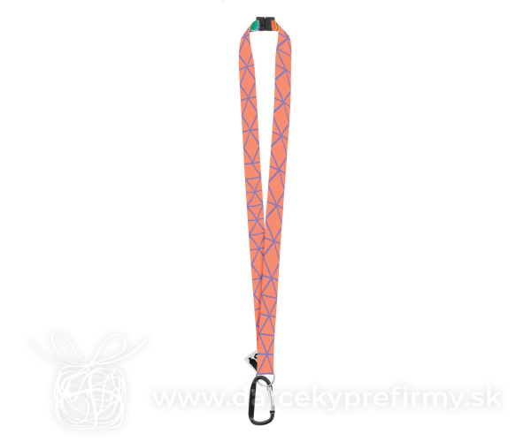 Subyard XL Safe RPET - šnúrka na krk so sublimačnou potlačou na zákazku