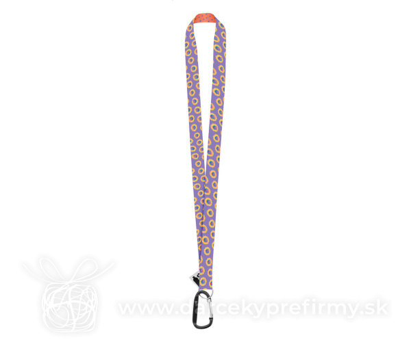 Subyard XL RPET - šnúrka na krk so sublimačnou potlačou na zákazku