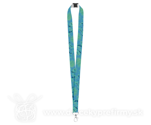 Subyard Zero Safe - šnúrka na krk na zákazku so sublimačnou potlačou a bezpečnostnou prackou