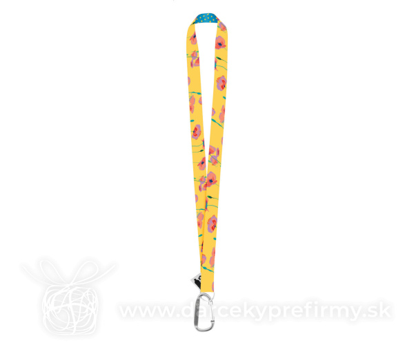 Subyard XL RPET - šnúrka na krk so sublimačnou potlačou na zákazku