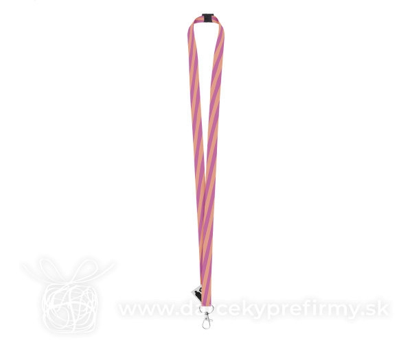 Subyard 15 A Safe RPET - zákazková sublimačná šnúrka na krk