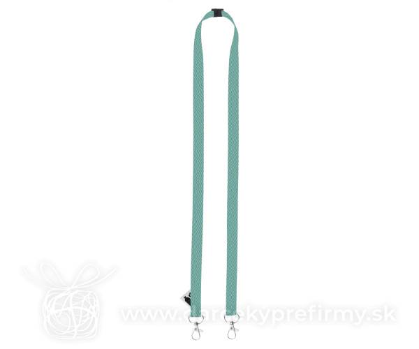 Subyard 15 Double Safe RPET - zákazková sublimačná šnúrka na krk