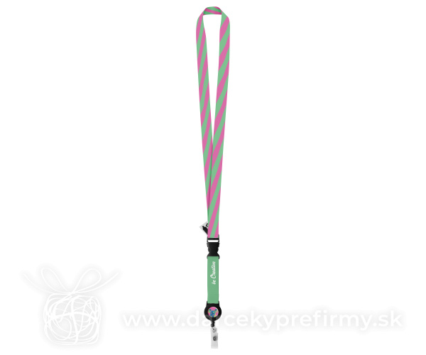 Subyard YoYo B RPET - zákazková sublimačná šnúrka na krk