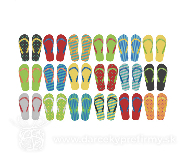 CreaPlaya - plážové žabky na zákazku 