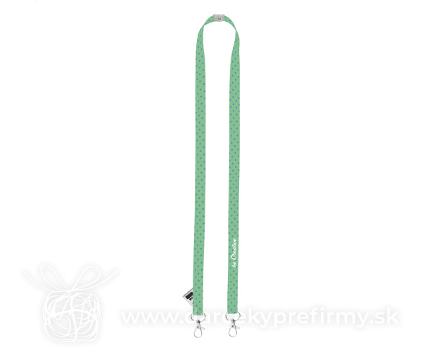 Subyard 15 Double Safe Eco - šnúrka na krk so sublimačnou potlačou na zákazku