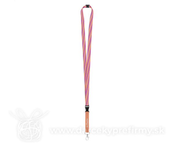 Subyard 15 C Safe - šnúrka na krk so sublimačnou potlačou na zákazku