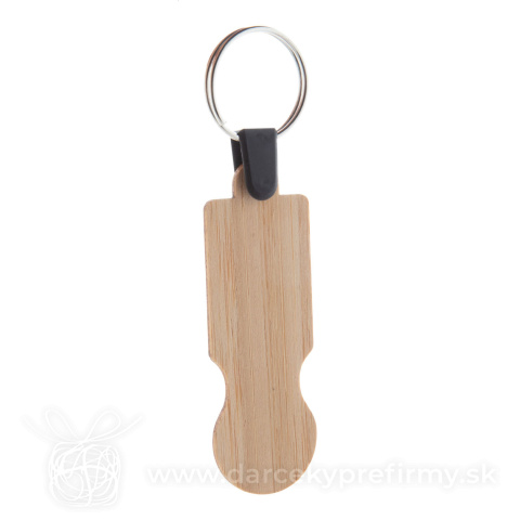 Obrázok produktu BooCart EU - prívesok na kľúče so žetónom z bambusu