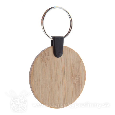 Obrázok produktu Bambry - okrúhly prívesok na kľúče z bambusu