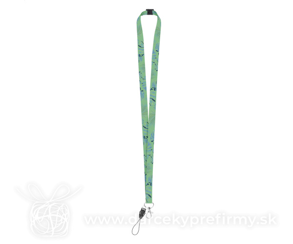 Subyard 15 B Safe - šnúrka na krk so sublimačnou potlačou na zákazku