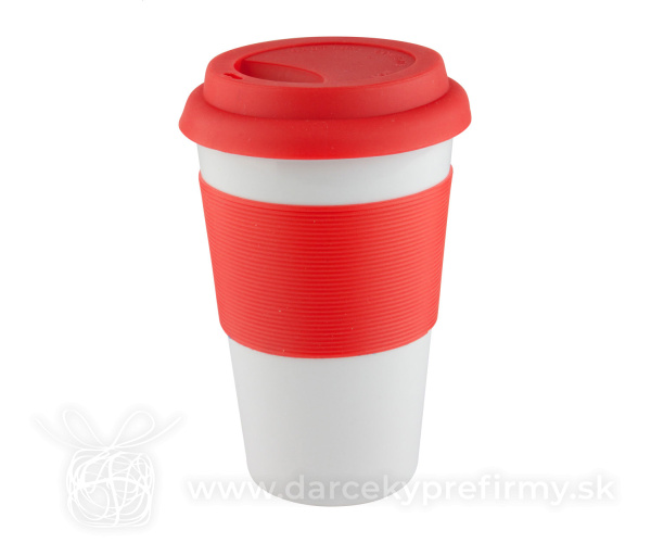 Soft Touch - hrnček so silikónom