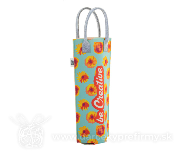 CreaFelt Vino - taška na víno RPET na zákazku