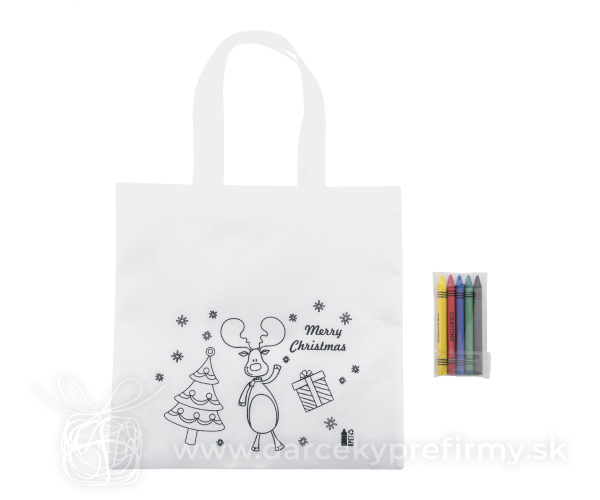 Julfar Shop - vianočná taška na vyfarbenie
