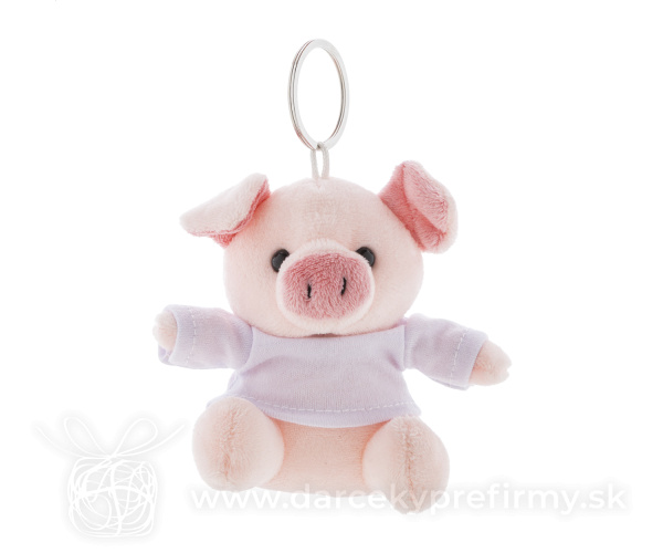 PigFob - prívesok na kľúče s plyšovým prasiatkom