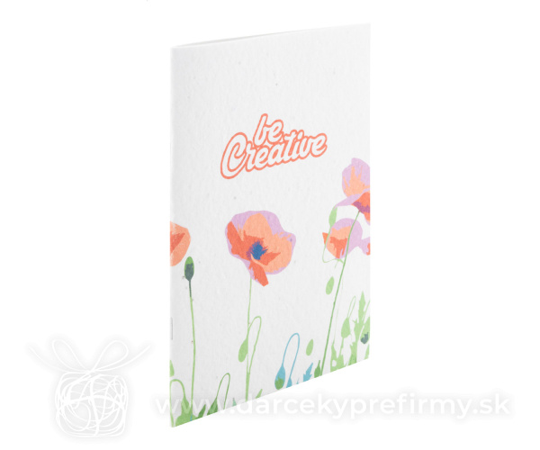 CreaNote Plus A5 Seed - zošit zo semenného papiera na mieru