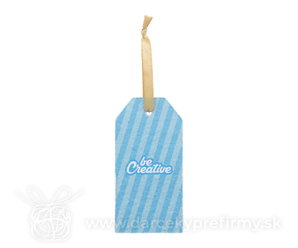 PrinTag Seed - visačka na darček z papiera so semienkami na zákazku