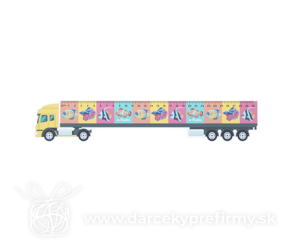 Trucker 30 - 30 cm pravítko, kamión