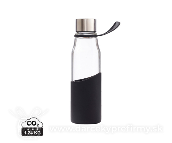 Štíhla sklenená fľaša na vodu VINGA